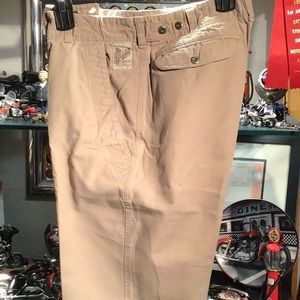Harley-Davidson kaki type pants and matching shirt